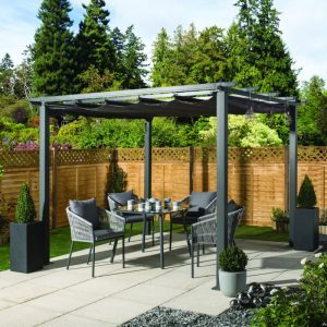 metal pergola